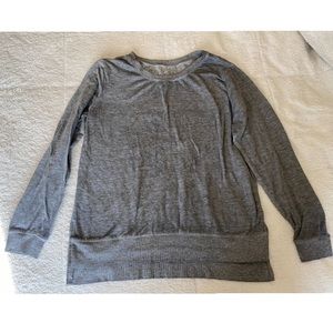 Geometric Rose Faded Grey Sweatshirt